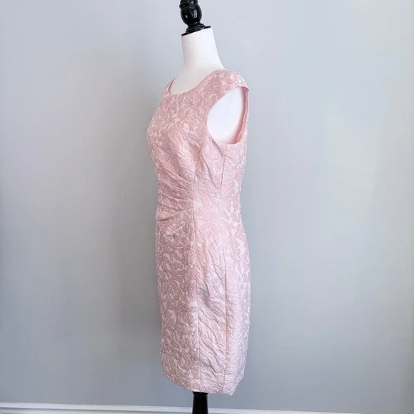 Lauren Ralph Lauren Sheath Dress Floral Formal Wedding Garden Party Women's 10 - Picture 6 of 12